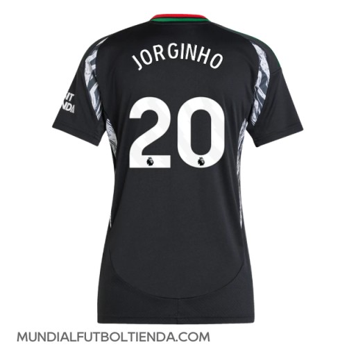 Camiseta Arsenal Jorginho Frello #20 Segunda Equipación Replica 2024-25 para mujer mangas cortas